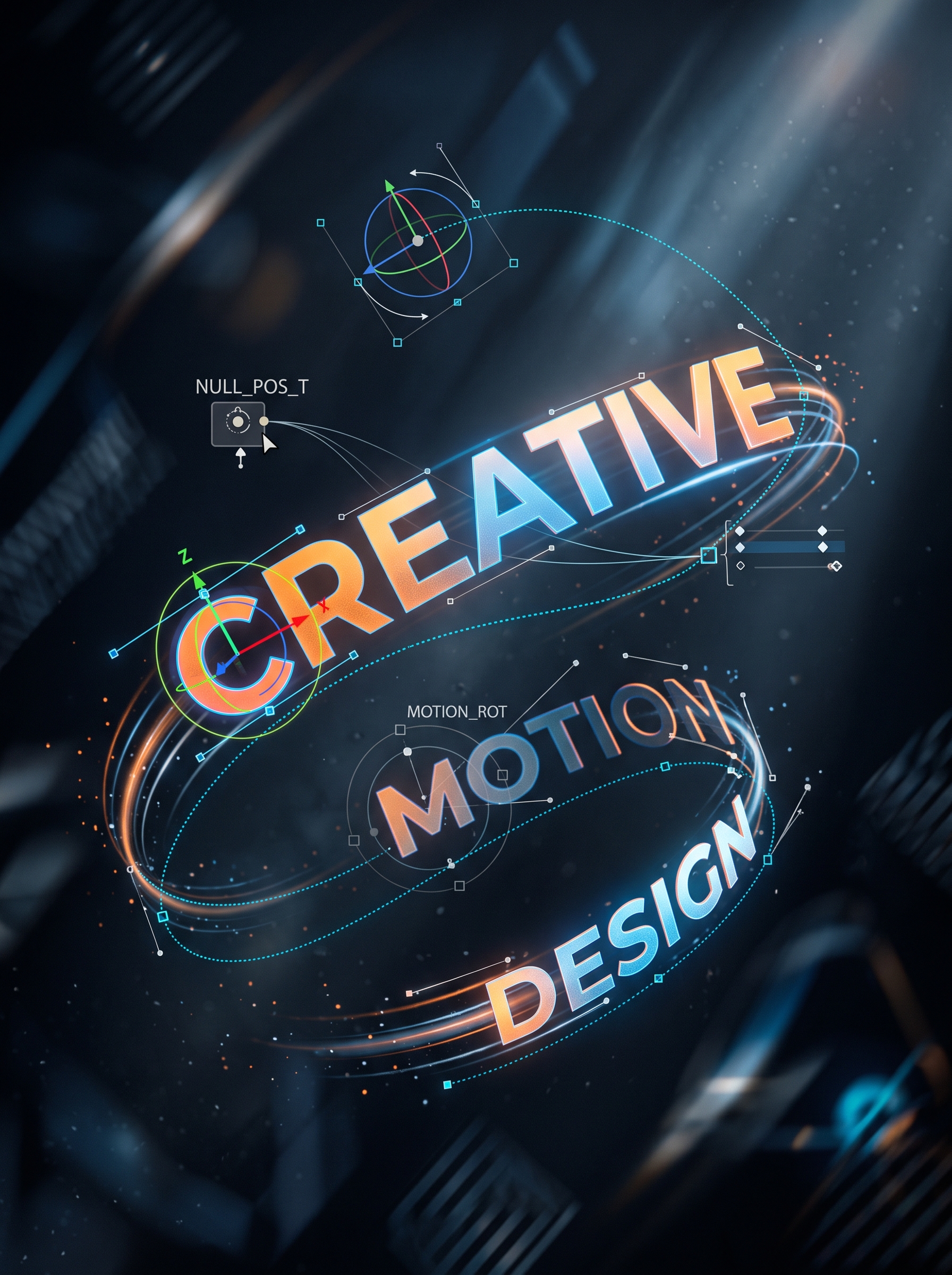 Motion graphics animation